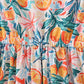 Citrus Bloom print mom dress