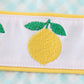 Mint lemon embroidery boy bubble