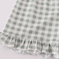 Pink easter cross french knot girl set