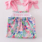 Blossom love MAMA'S GIRL embroidery dress