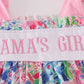 Blossom love MAMA'S GIRL embroidery bloomer set