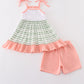 Marine creature embroidery stripe set