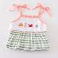 Marine creature embroidery stripe set