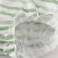 Marine creature embroidery stripe bubble