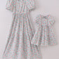 Floral print mom&me dress