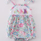 Floral bunny embroidery bubble