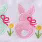 Floral bunny embroidery bubble