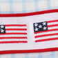 Blue flag embroidery jonjon