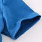 Blue airplane embroidery top