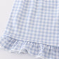 Pastel wildflowers print shorts set