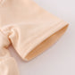 Cream cross french knot bubble