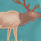 Blue deer applique bubble