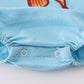 Blue fish applique bubble