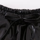 Black laser shorts