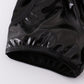 Black laser shorts
