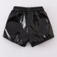 Black laser shorts