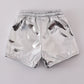 Silver laser shorts
