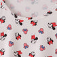 Character print bow applique mom&me dress