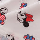 Character print bow applique mom&me dress