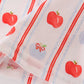 Red apple bow bloomer set
