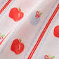 Red apple bow dress