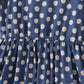 Navy daisy print mom dress