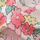 Pink floral embroidery dress