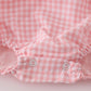 Pink floral smocked bubble
