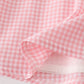 Pink floral smocked shorts set