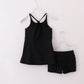 Black girl mom&me 2pc active dress