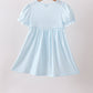 Blue School Apple French Knot Dress