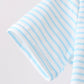 Blue School Apple French Knot Top