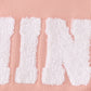 Pink MINI french knot pants set
