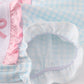 Blue bow embroidery gingham ruffle bubble