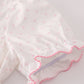 Pink bow embroidery dot bloomer set