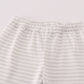 Sage fish french knot stripe pajama set