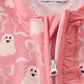 Halloween ghost print ruffle romper