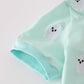 Green ghost embroidery pajamas set