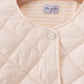 Cream quilted jacket