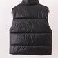 Black mom&me puffer vest
