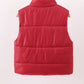 Maroon mom&me puffer vest