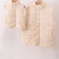 Cream mom&me puffer vest