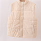 Cream mom&me puffer vest
