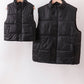 Black mom&me puffer vest