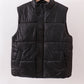 Black mom&me puffer vest