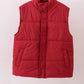 Maroon mom&me puffer vest