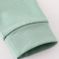 Sage pumpkin french knot top