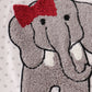 Alabama polka dot elephant french knot bow skort set