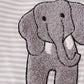 Alabama polka dot elephant french knot romper