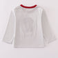 Alabama polka dot elephant french knot top